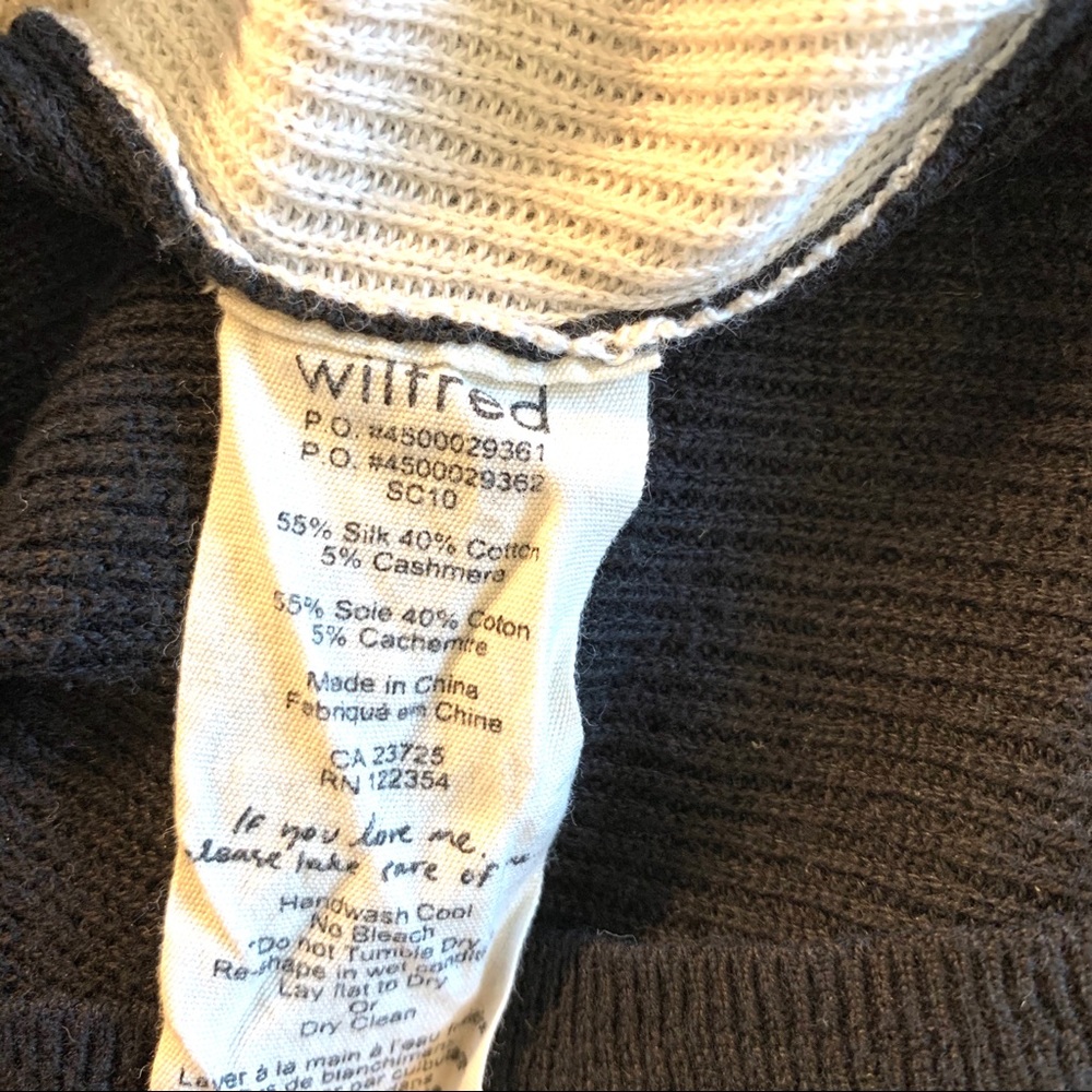 Wilfred Aritzia | Cashmere + Silk Sweater - Picture 7 of 7